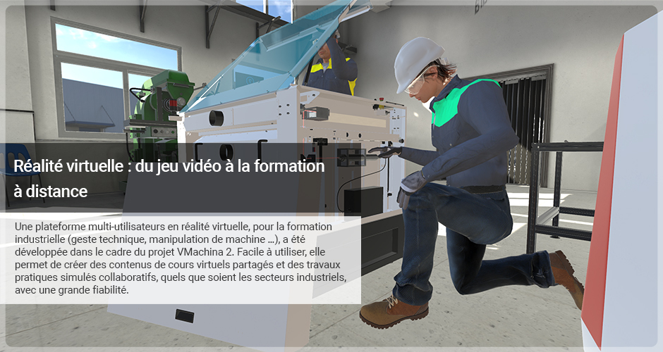Réalité virtuelle : du jeu vidéo à la formation à distance
