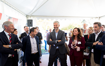 Laurent Wauquiez au CEA Grenoble