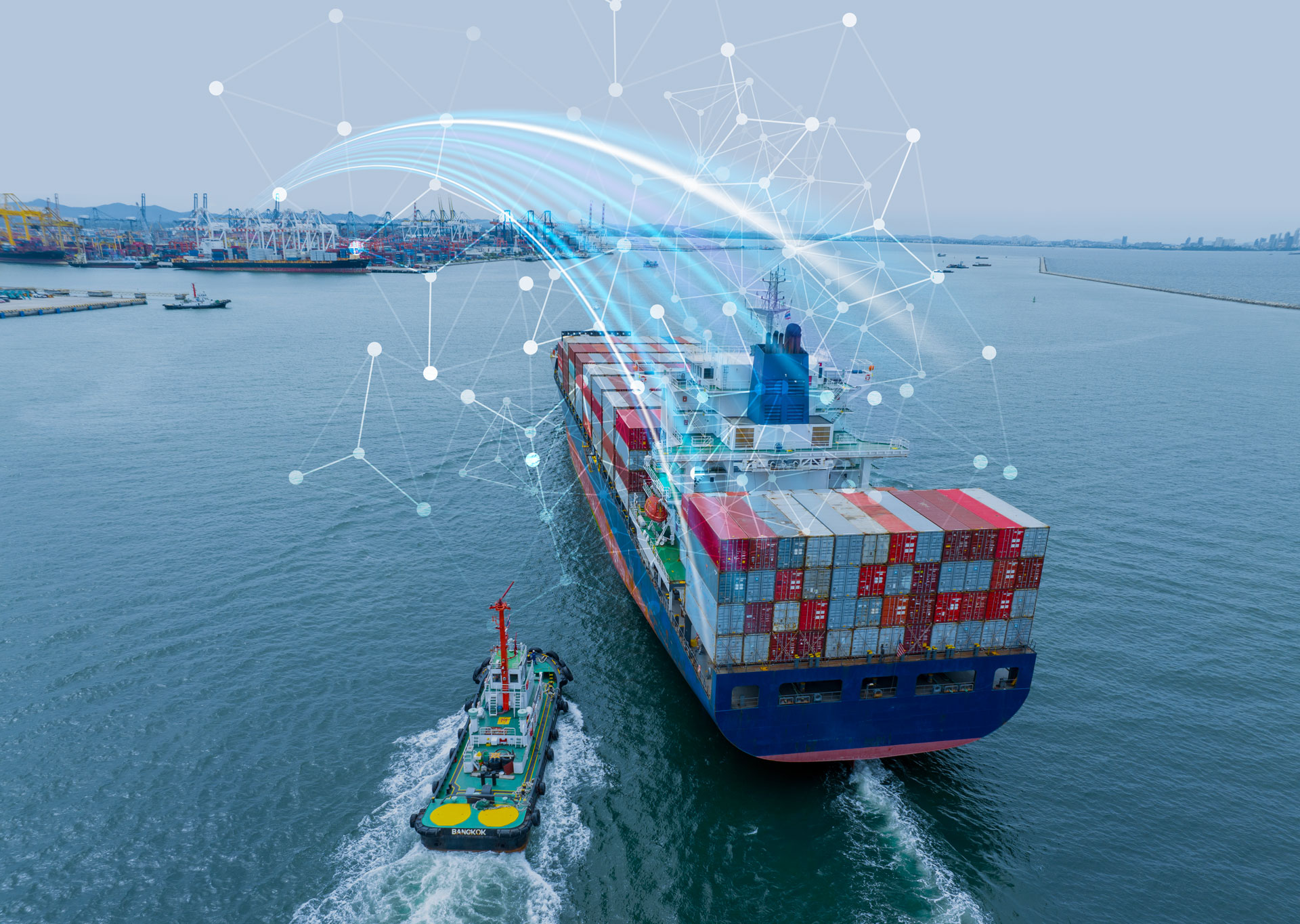Réseaux 5 G privés : une solution pour les ports connectés